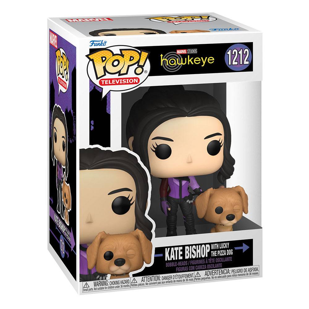 Figurina Funko Pop! - Kate Bishop wit the pizza dog | Funko