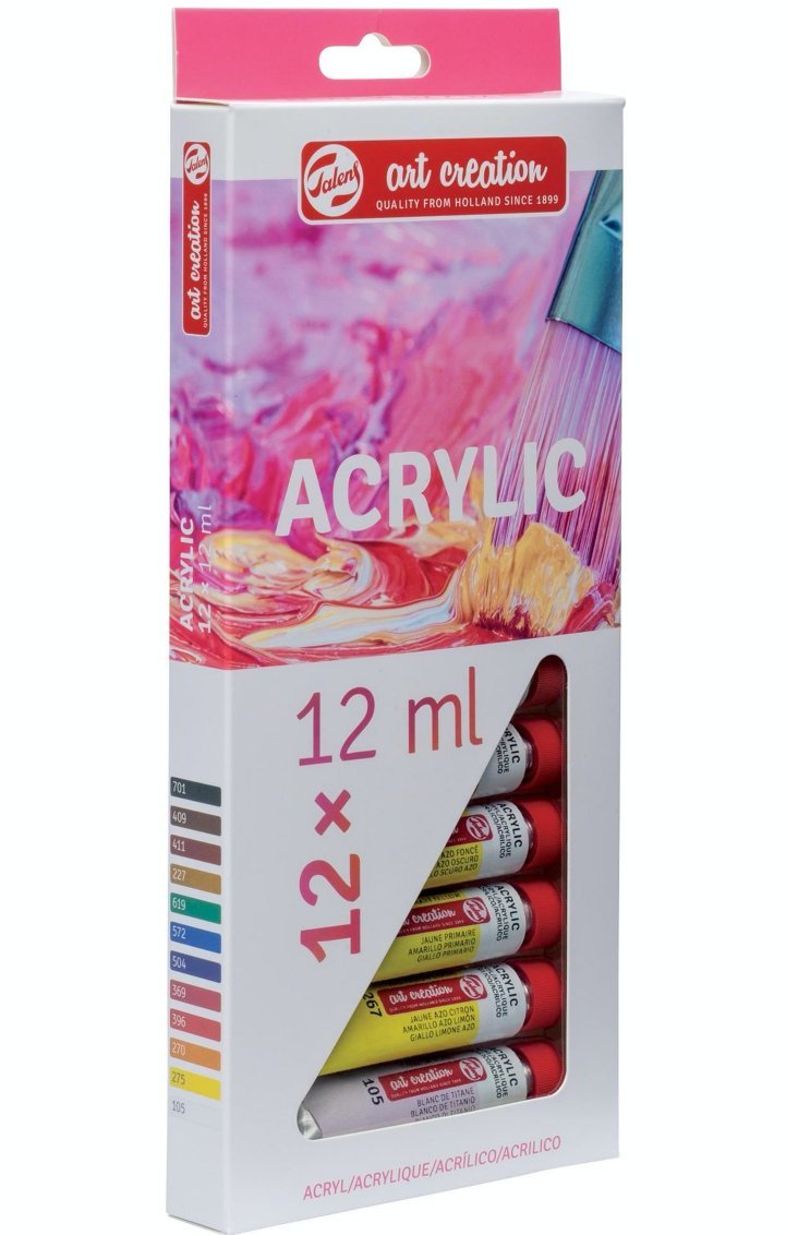 Set culori acrilice - Talens Art Creation - 12 x 12 ml | Royal Talens