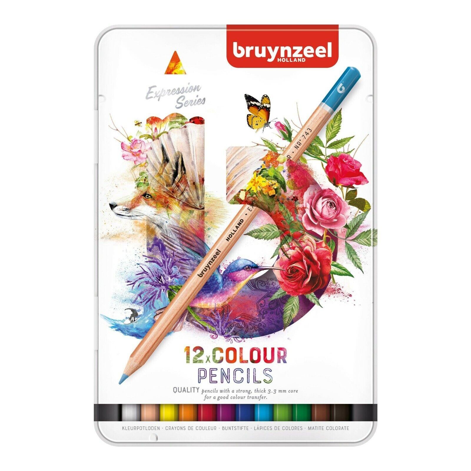 Set 12 creioane - Bruynzeel Expression - Colour | Royal Talens