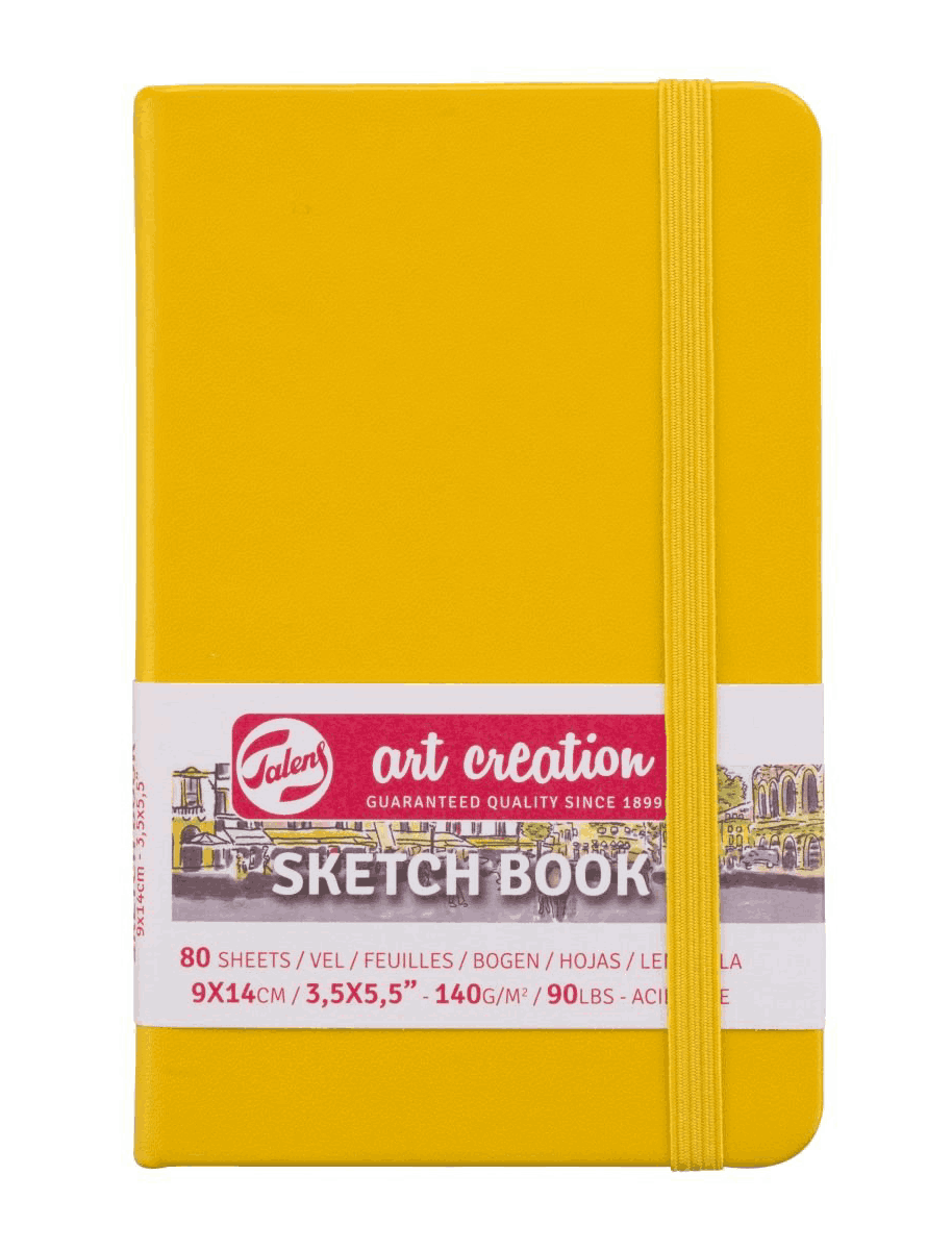 Caiet de schite A6 - Talens Art Creation - 80 Sheets - Golden Yellow | Royal Talens