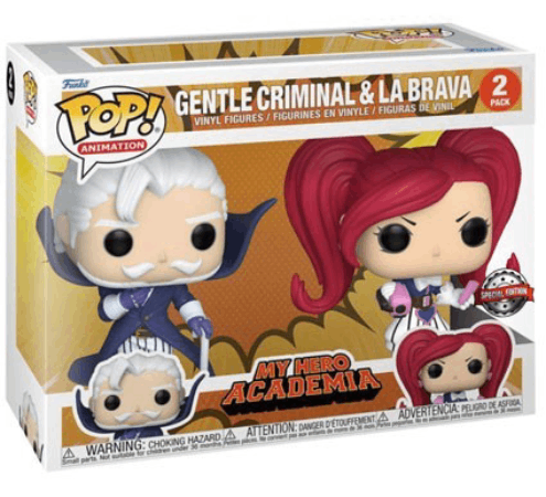 Set 2 figurine - My Hero Academia - Gentle Criminal & La Brava | Funko - 1 | YEO