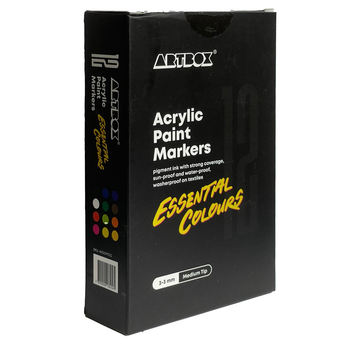Set 12 markere - Acrylic Paint - Essential Colours | Artbox