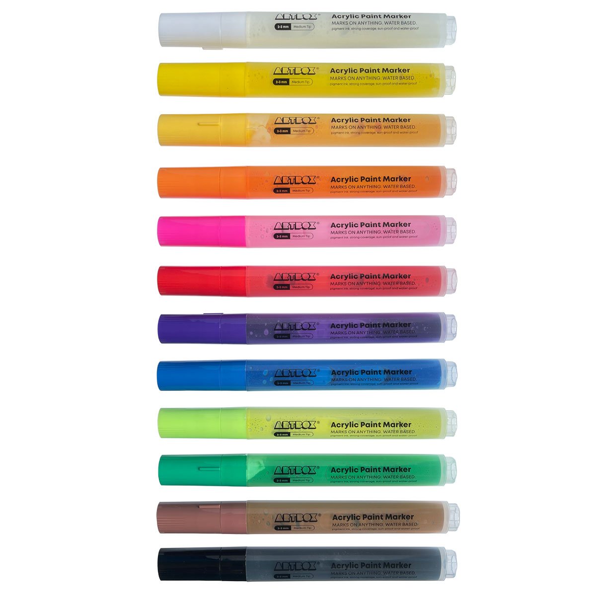 Set 12 markere - Acrylic Paint - Essential Colours | Artbox - 2 | YEO