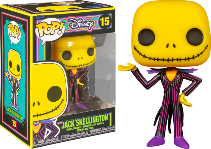 Figurina - Disney - The Nightmare Before Christmas - Jack Skellington - Blacklight | Funko - 1 | YEO