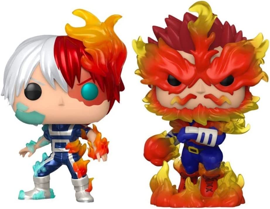 Set 2 figurine - My Hero Academia - Shoto Todoroki & Endeavor | Funko - 1 | YEO