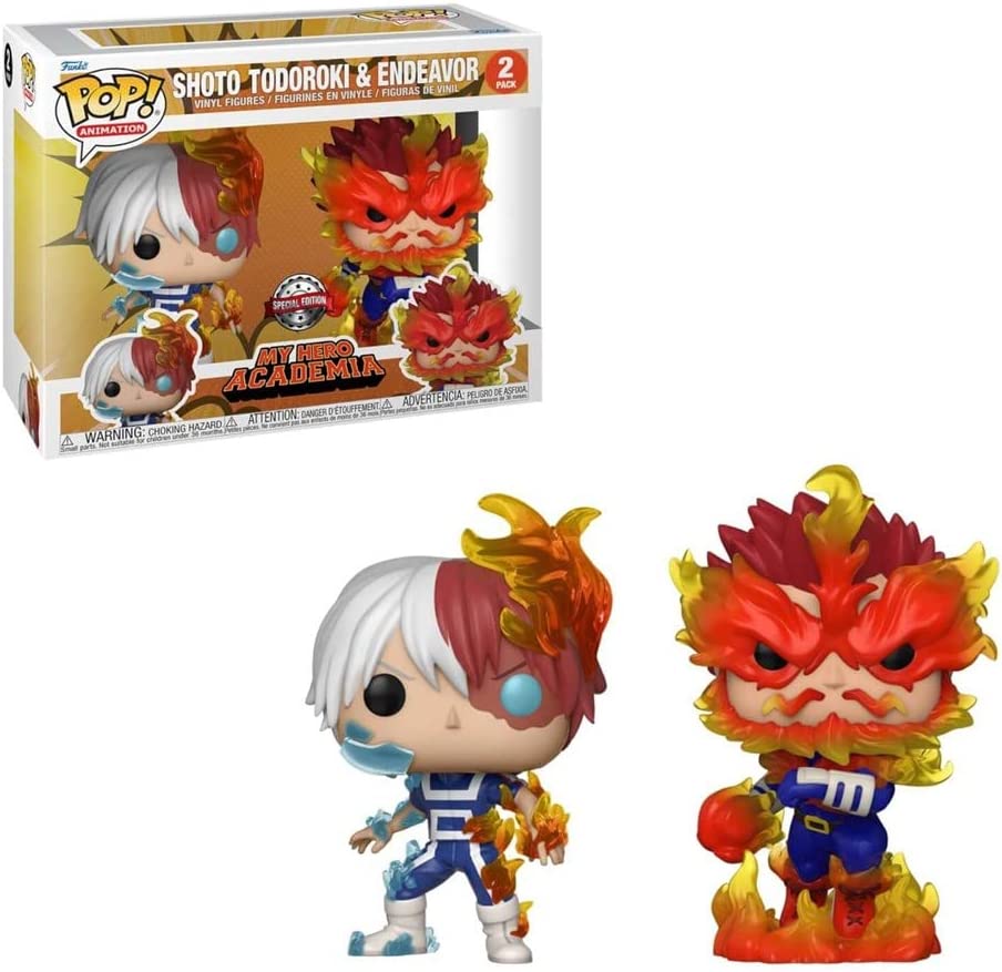 Set 2 figurine - My Hero Academia - Shoto Todoroki & Endeavor | Funko - 2 | YEO