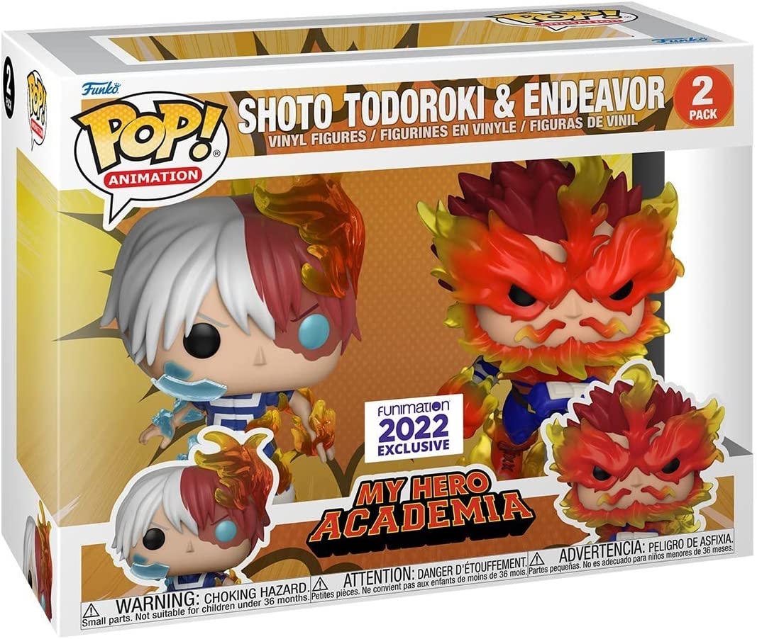 Set 2 figurine - My Hero Academia - Shoto Todoroki & Endeavor | Funko - 3 | YEO