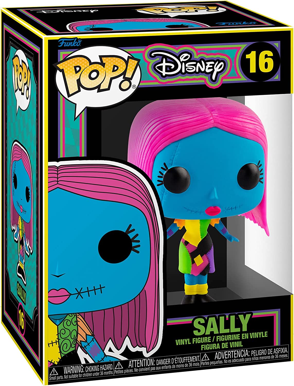 Figurina - Disney - The Nightmare Before Christmas - Blacklight - Sally | Funko - 2 | YEO