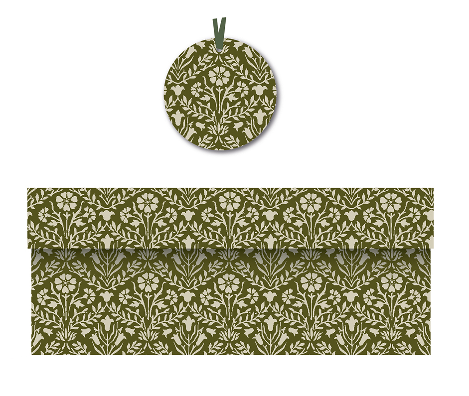 Cutie de cadou - Medium - Morris & Co - Bellflower Olive | Penny Kennedy