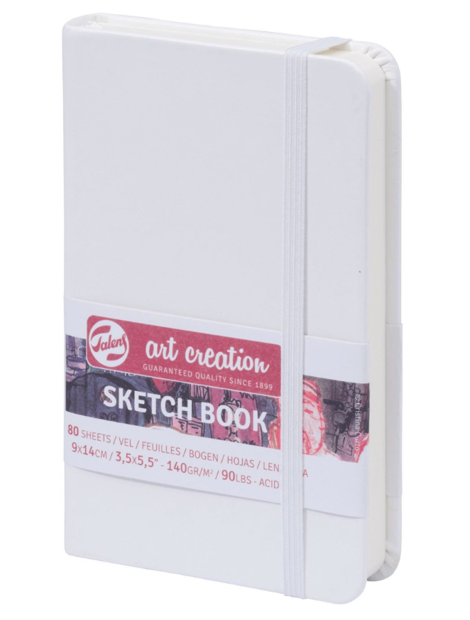 Caiet de schite A6 - Talens Art Creation - 80 Sheets - White | Royal Talens