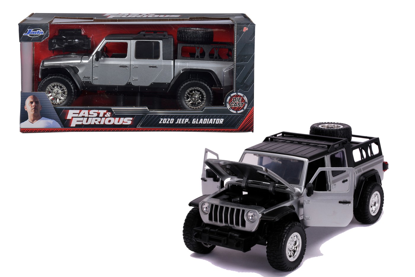 Masinuta Metalica - Jeep Gladiator, scara 1:24 | Jada Toys