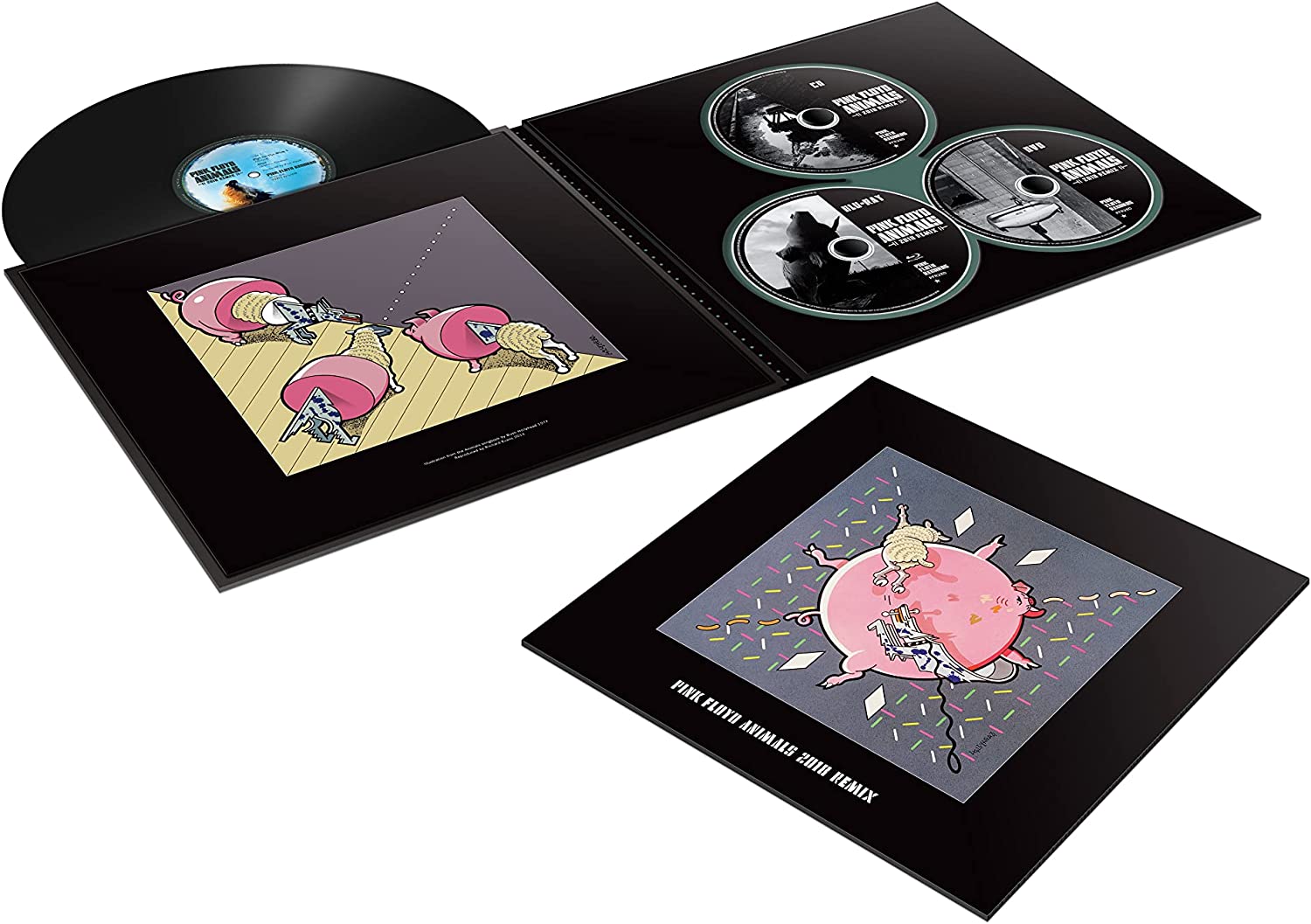 Animals (2018 Remix) (Limited Deluxe Edition - Vinyl+CD+DVD+Blu-ray) | Pink Floyd - 1 | YEO