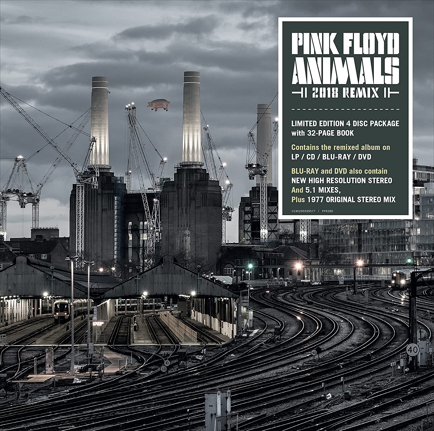 Animals (2018 Remix) (Limited Deluxe Edition - Vinyl+CD+DVD+Blu-ray) | Pink Floyd - 2 | YEO