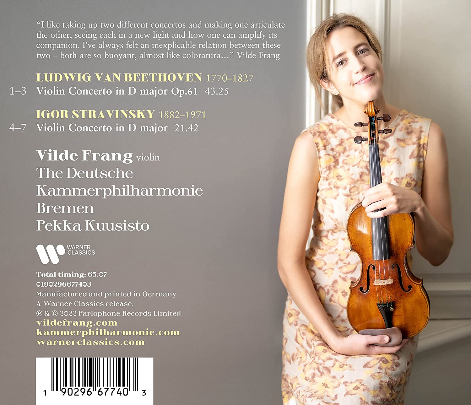 Beethoven & Stravinsky: Violin Concertos | Vilde Frang