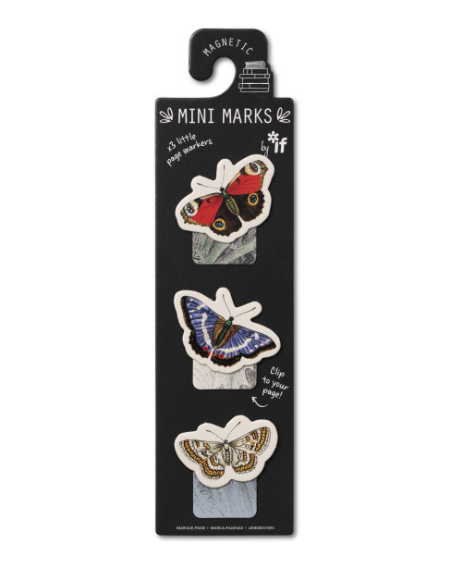 Set 3 semne de carte magnetice - Mini Marks - Butterflies | If (That Company Called) - 3 | YEO