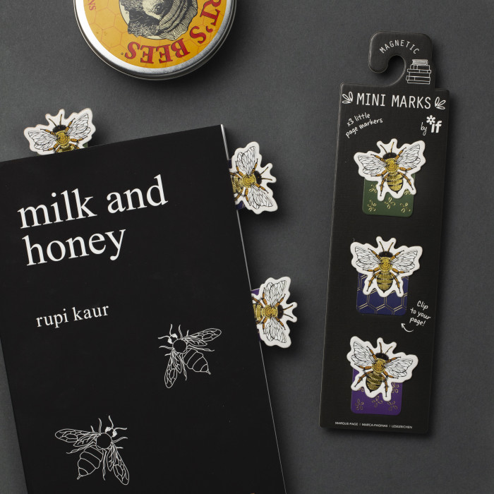 Set 3 semne de carte magnetice - Mini Marks - Bees | If (That Company Called)