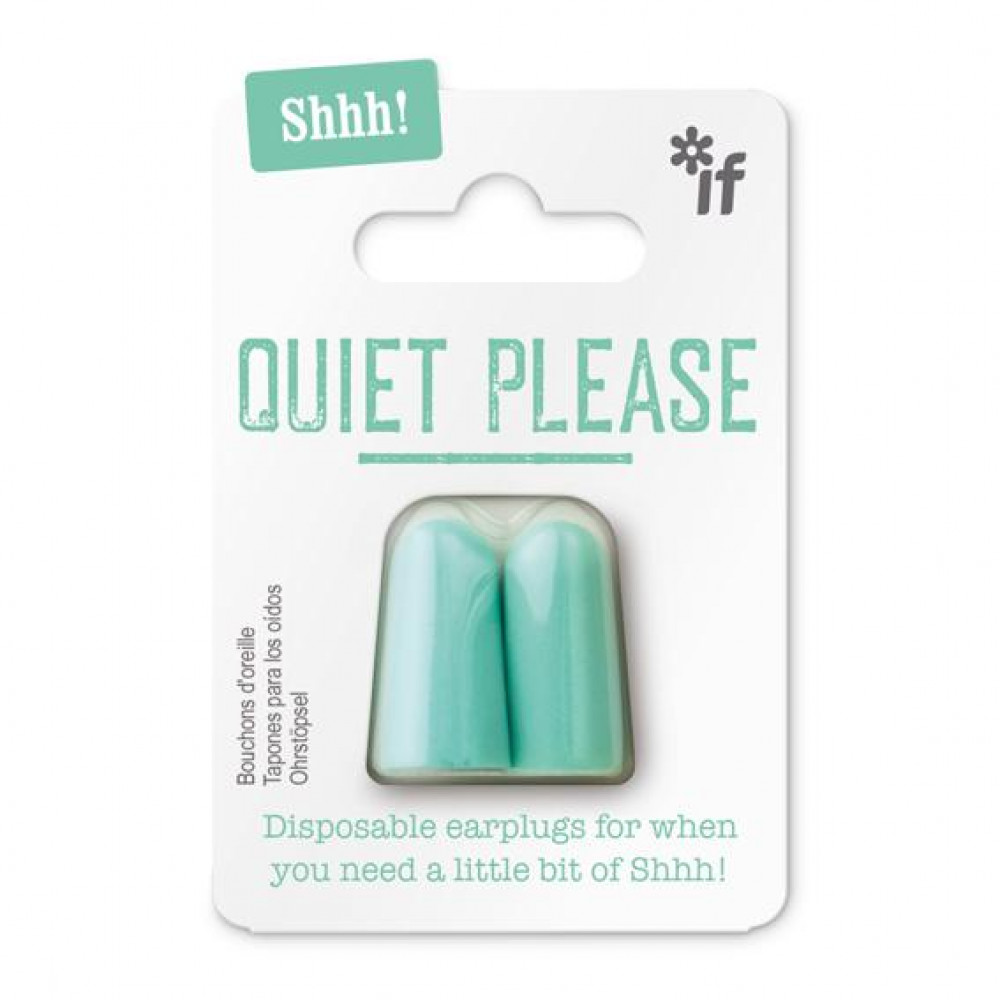 Dopuri pentru urechi - Quiet Please - Green | If (That Company Called)