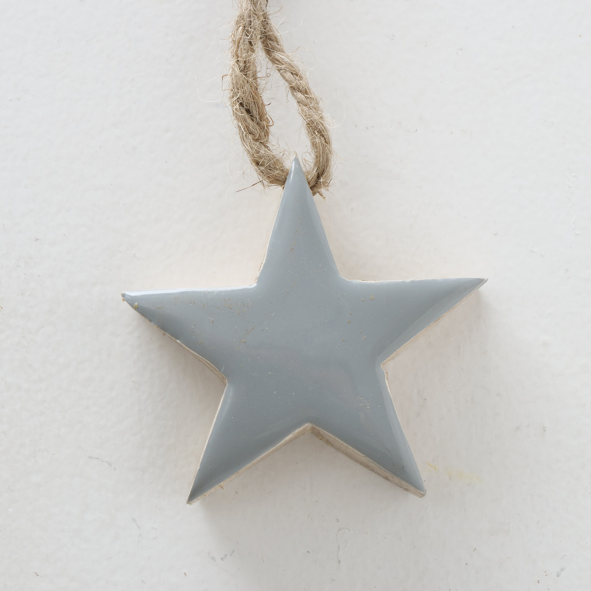 Ornament brad - Pendant Kayleen - Star - Shiny Grey | Boltze - 3 | YEO