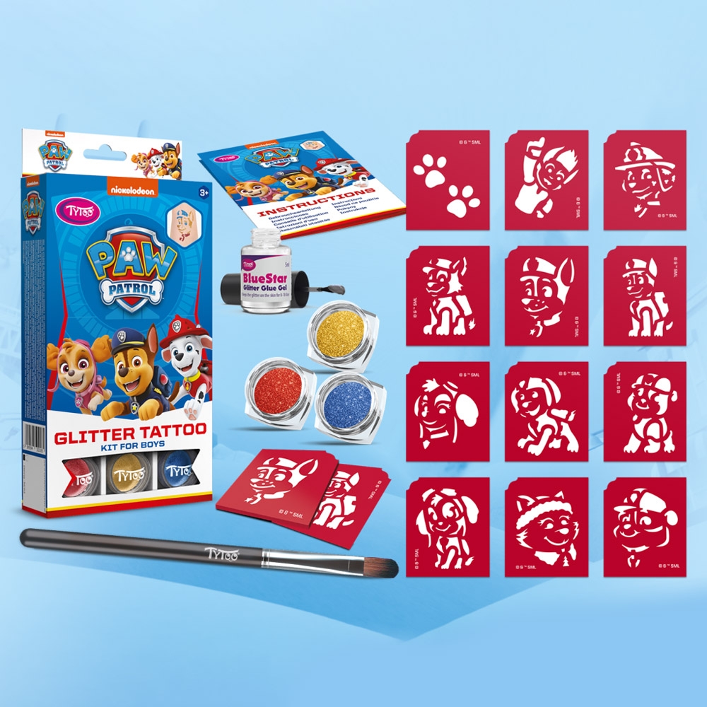 Set Tatuaje cu sclipici - Paw Patrol - Baieti | Tytoo - 1 | YEO