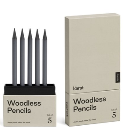 Set 5 creioane - Woodless Pencils Grey | Karst