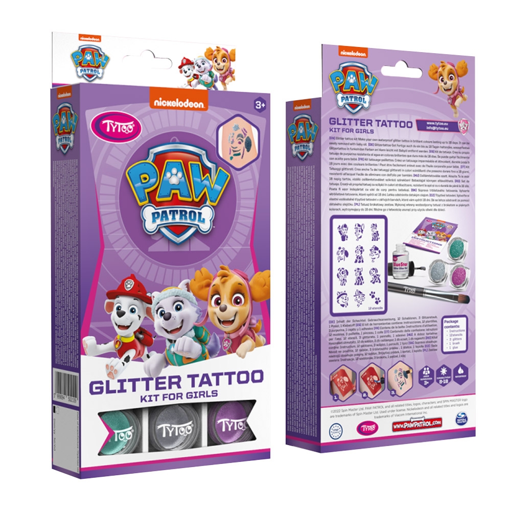 Set tatuaje cu sclipici - Paw Patrol | Tytoo - 2 | YEO