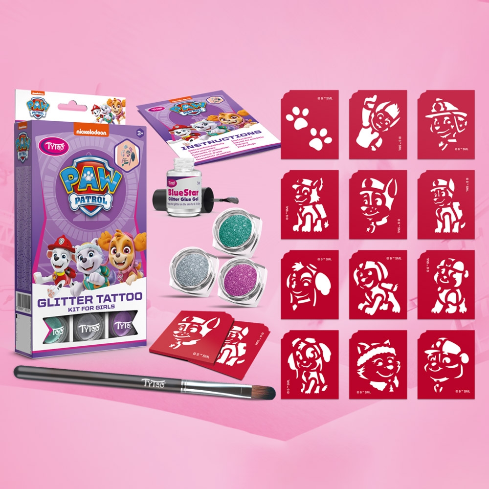 Set tatuaje cu sclipici - Paw Patrol | Tytoo - 1 | YEO