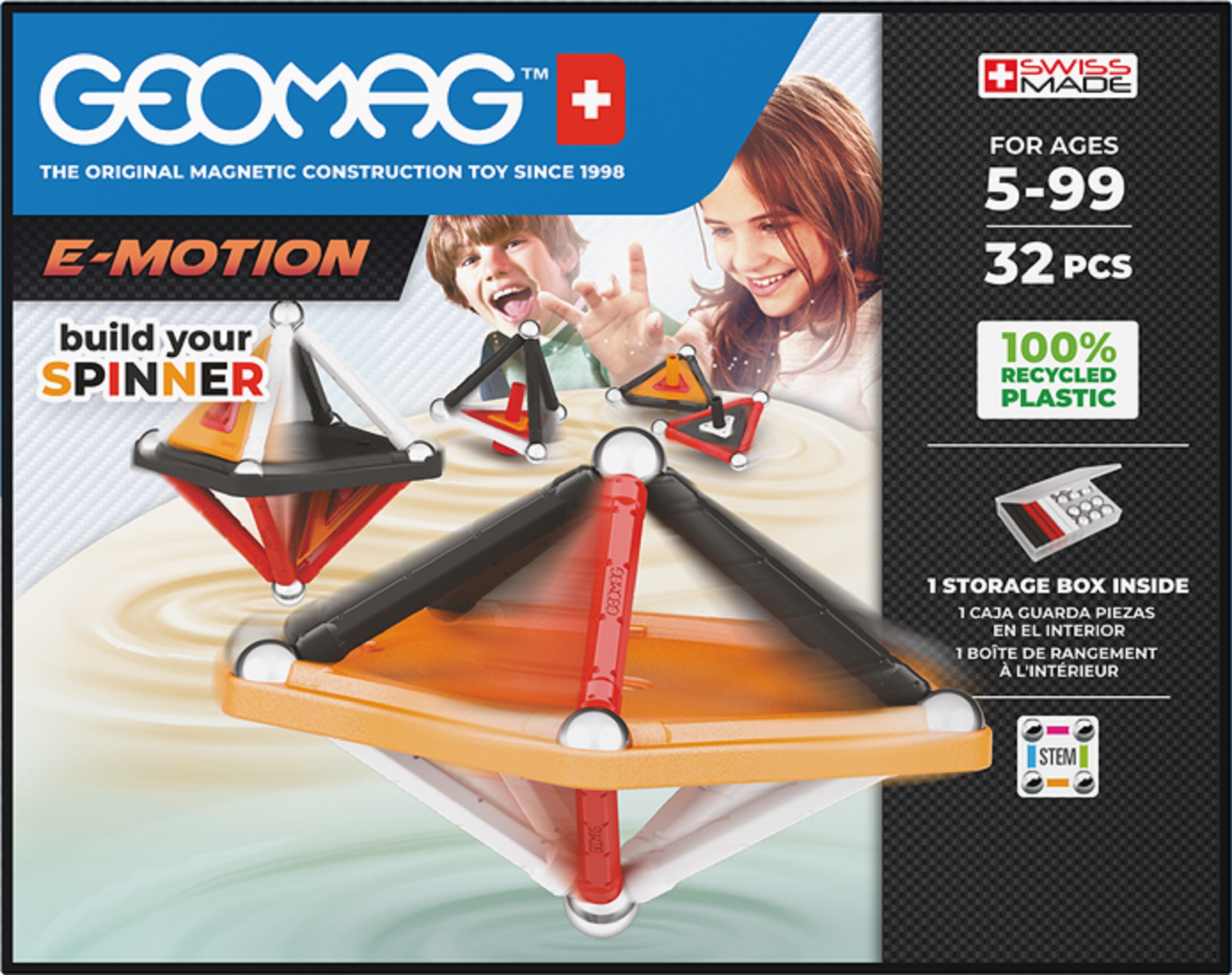 Set de constructie - E-motion, 32 piese | Geomag