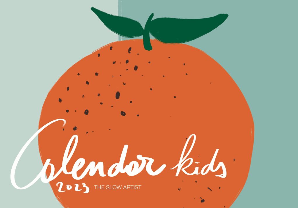  Calendar de birou 2023 - Kids | The Slow Artist 