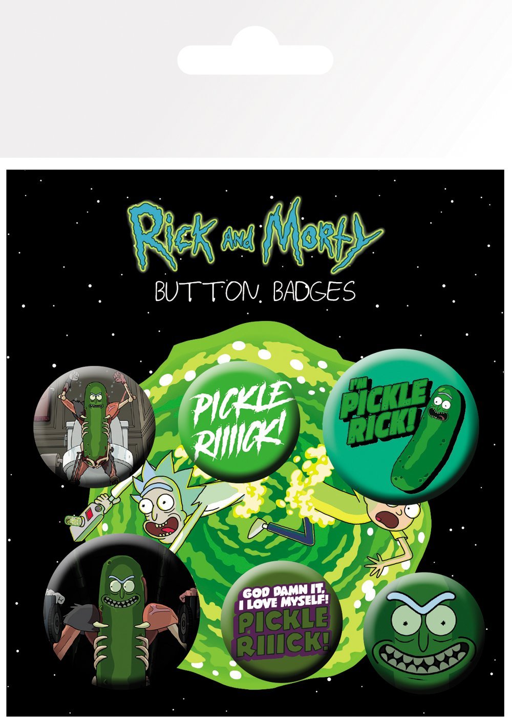 Insigne - Rick and Morty Pickle Rick - mai multe modele | GB Eye