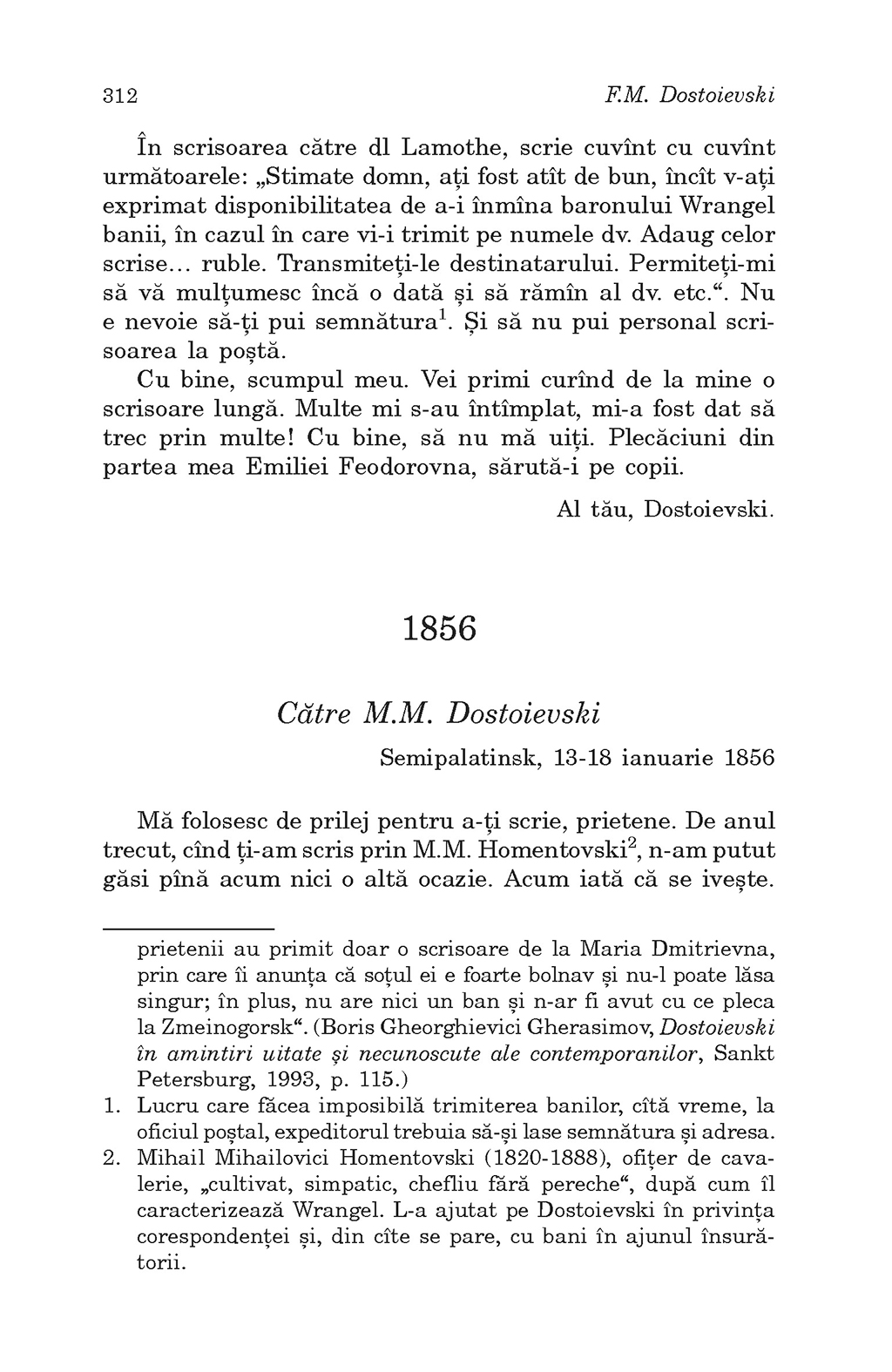 Scrisori (1837-1859). Volumul I | Feodor Mihailovici Dostoievski carturesti.ro poza bestsellers.ro