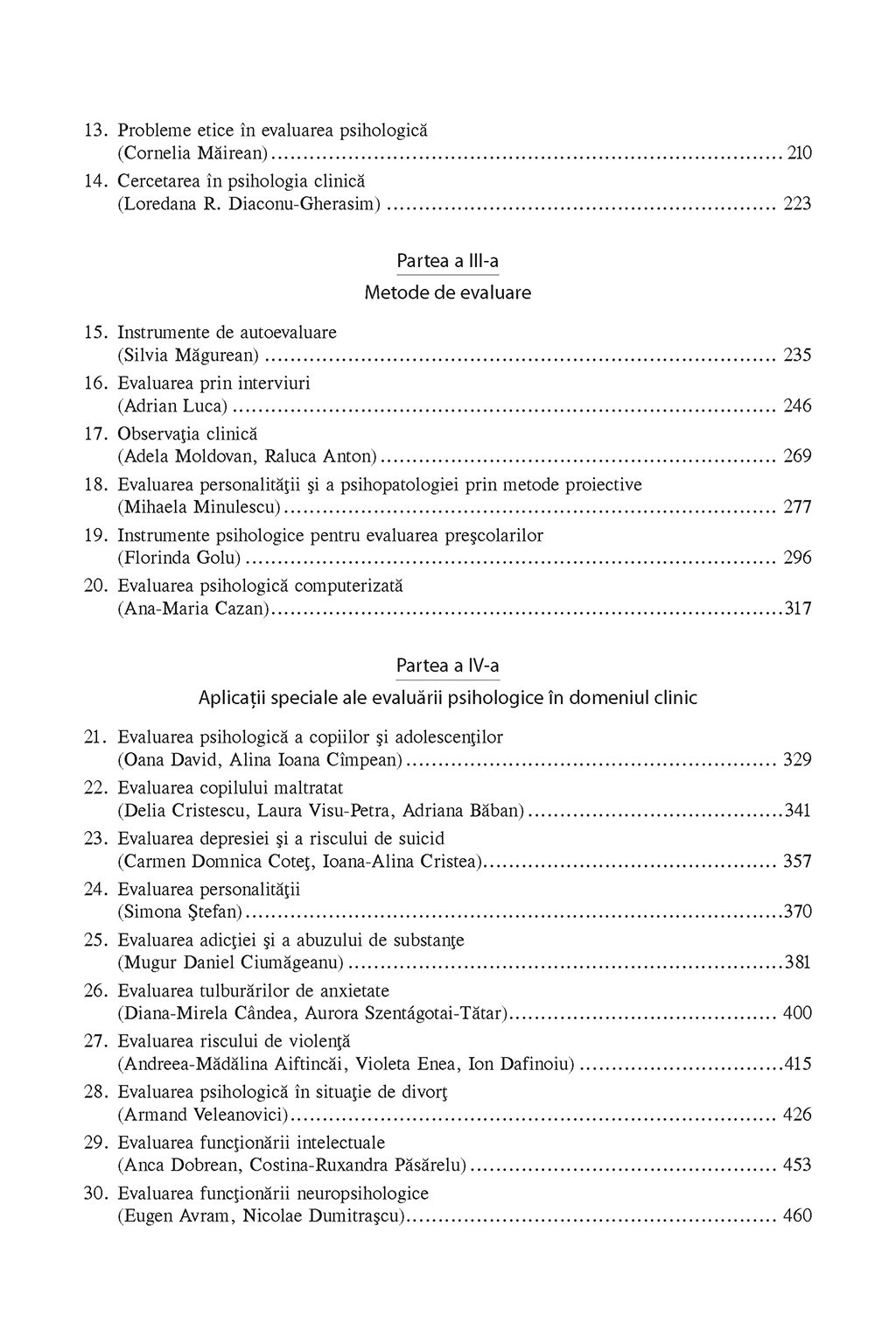 Evaluarea psihologica. Manualul psihologului clinician | Violeta Enea, Ion Dafinoiu - 2 | YEO