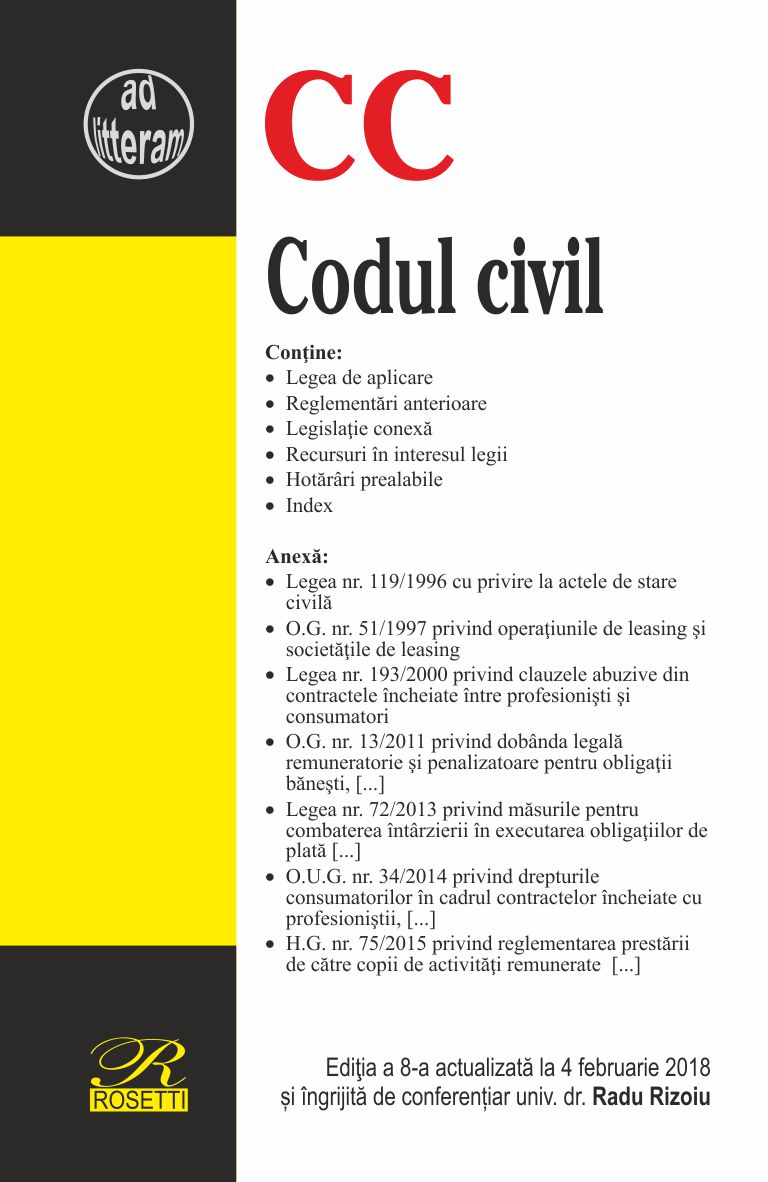 Codul civil | Radu Rizoiu