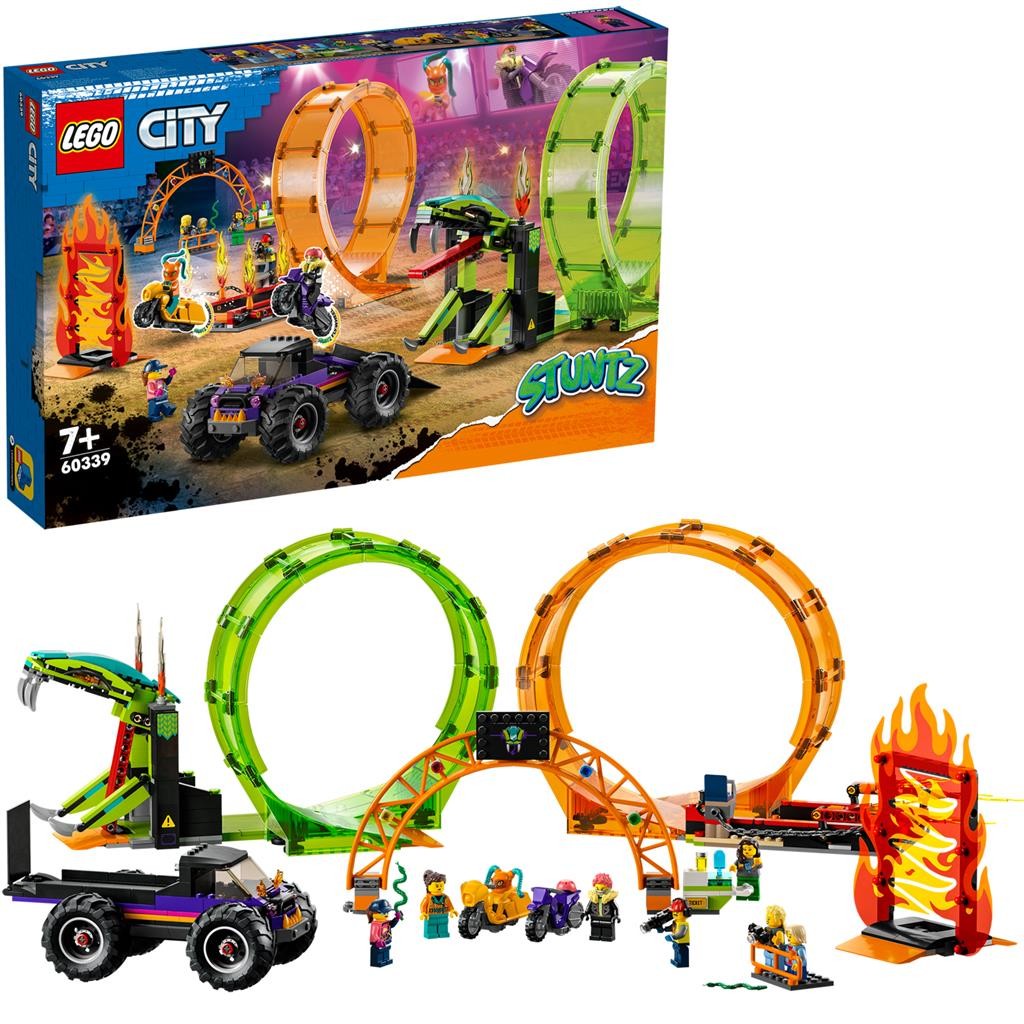 LEGO City - Stuntz - Double Loop Stunt Arena (60339) | LEGO - 3 | YEO