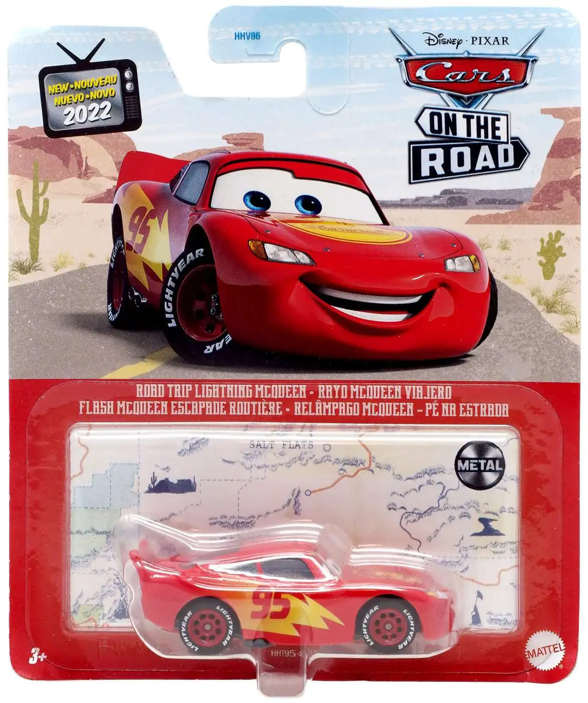 Masinuta - Disney Cars On The Road - Road Trip Lightning McQueen | Mattel - 0