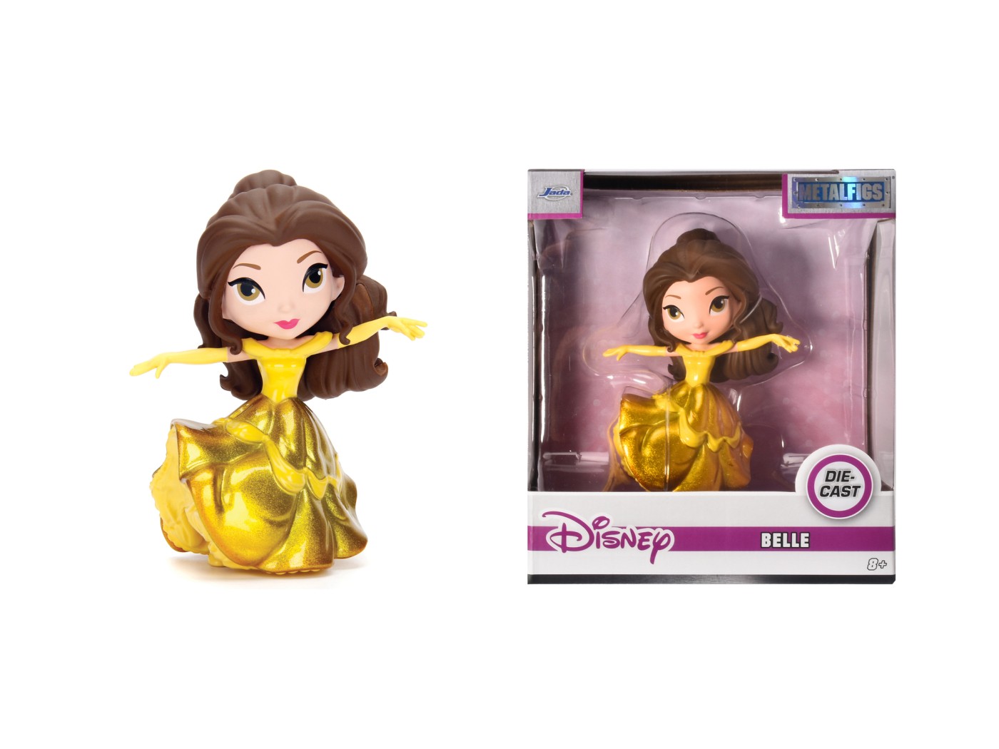 Figurina - Metalfigs - Disney Belle | Jada Toys - 6 | YEO