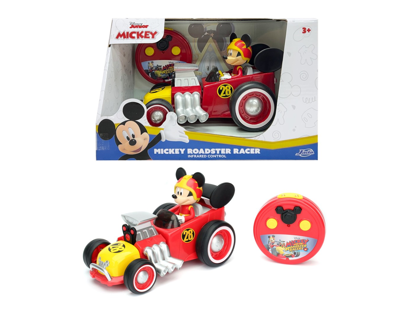 Masina cu radiocomanda - Disney Junior - Mickey Roadster Racer | Jada Toys