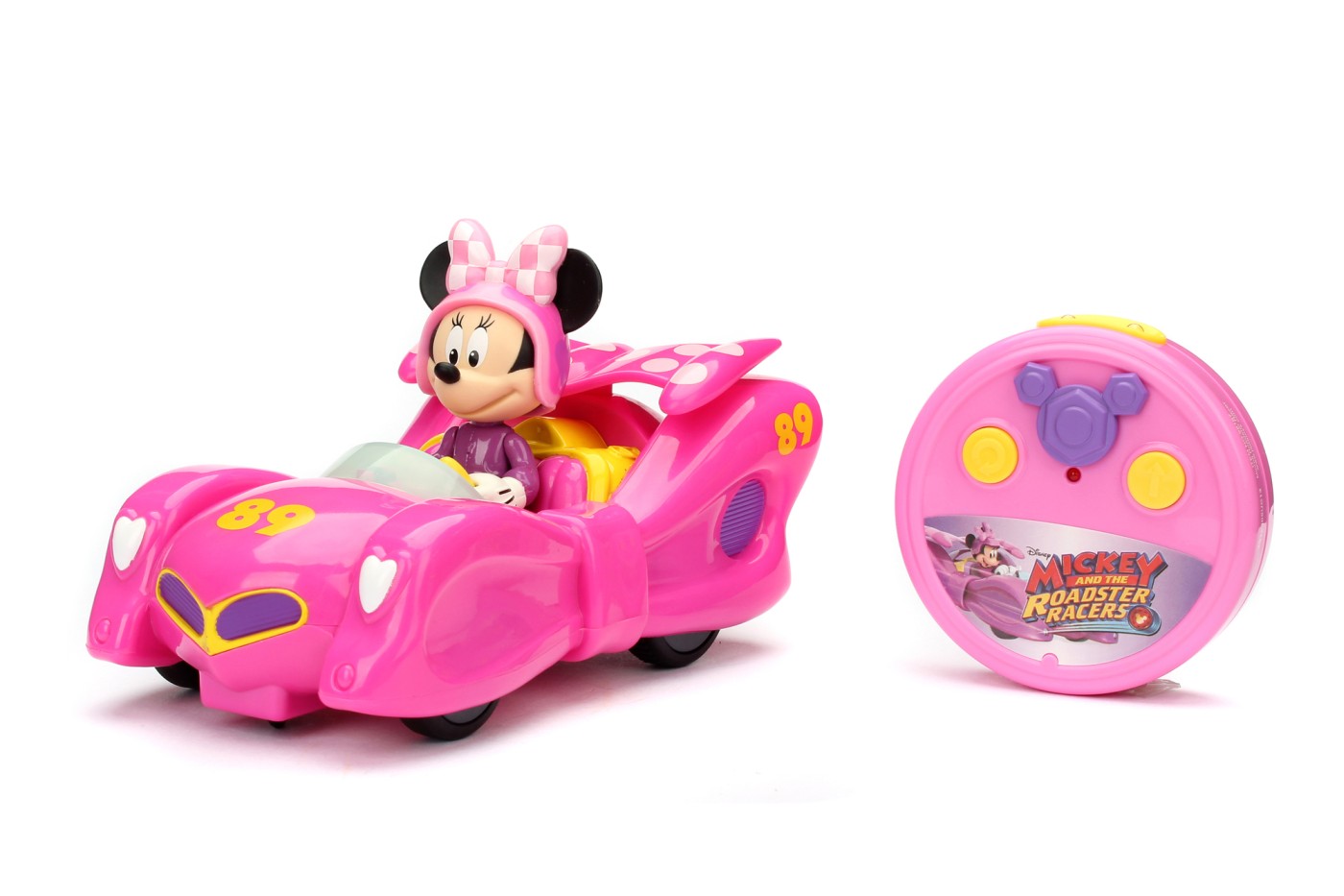 Masina cu radiocomanda - Disney Junior - Minnie Roadster Racer | Jada Toys - 2 | YEO