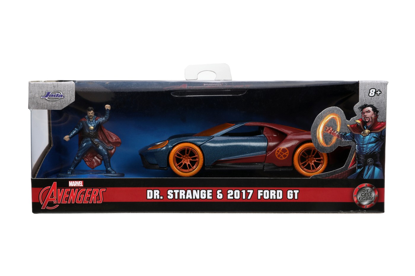 Set Figurina Si Masinuta - Marvel Avengers: Dr. Strange & 2017 Ford Gt | Jada Toys
