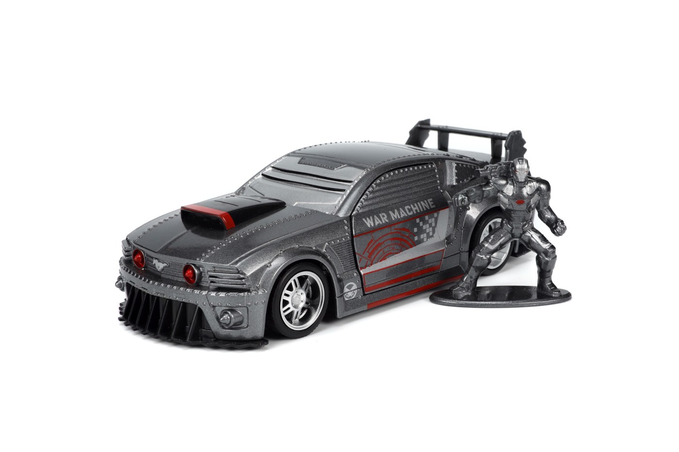 Set figurina si masinuta - War Machine & 2006 Ford Mustang GT | Jada Toys