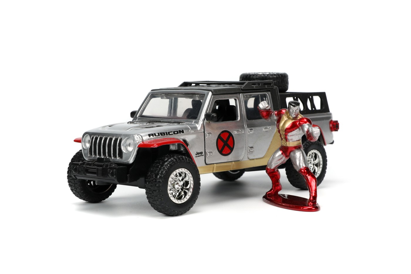 Set figurina si masinuta - Marvel X-Men: Colossus & 2020 Jeep Gladiator | Jada Toys