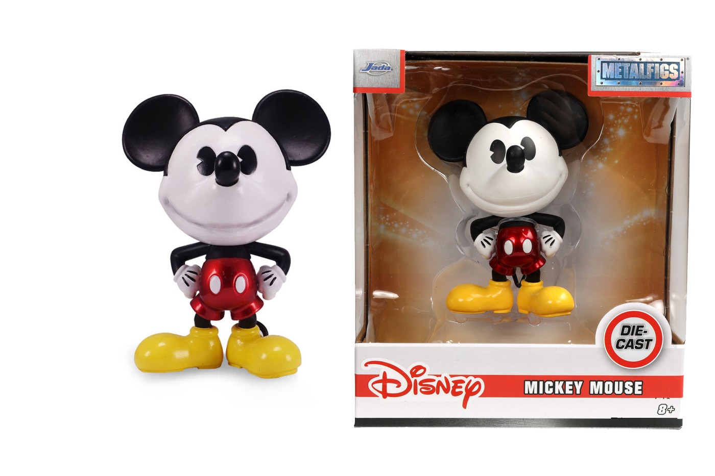 Figurina - Metalfigs - Disney Mickey Mouse, 10cm | Jada Toys - 4 | YEO