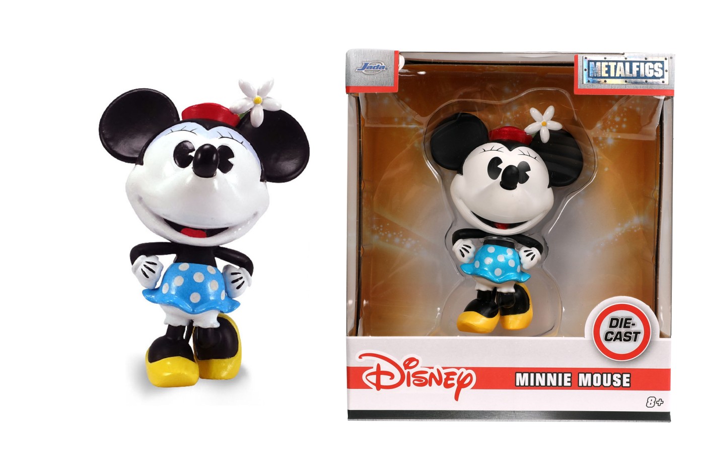 Figurina - Metalfigs - Disney Minnie Mouse, 10cm | Jada Toys - 5 | YEO