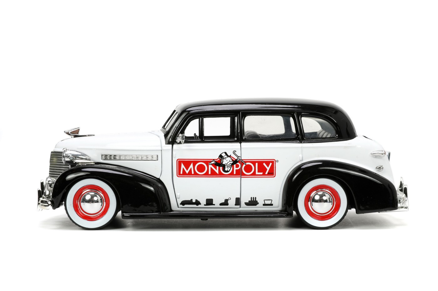 Set figurina si masinuta - Mr. Monopoly & 1939 Chevrolet Master Deluxe | Jada Toys - 4 | YEO