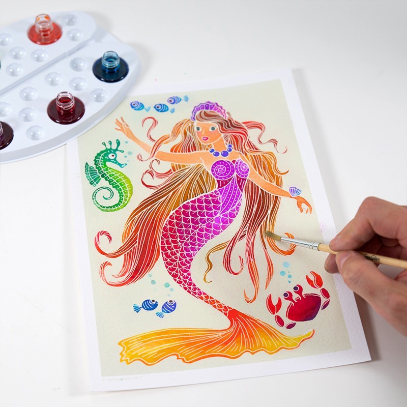 Set creativ - Aquarellum Junior - Sirena | Sentosphere - 1 | YEO