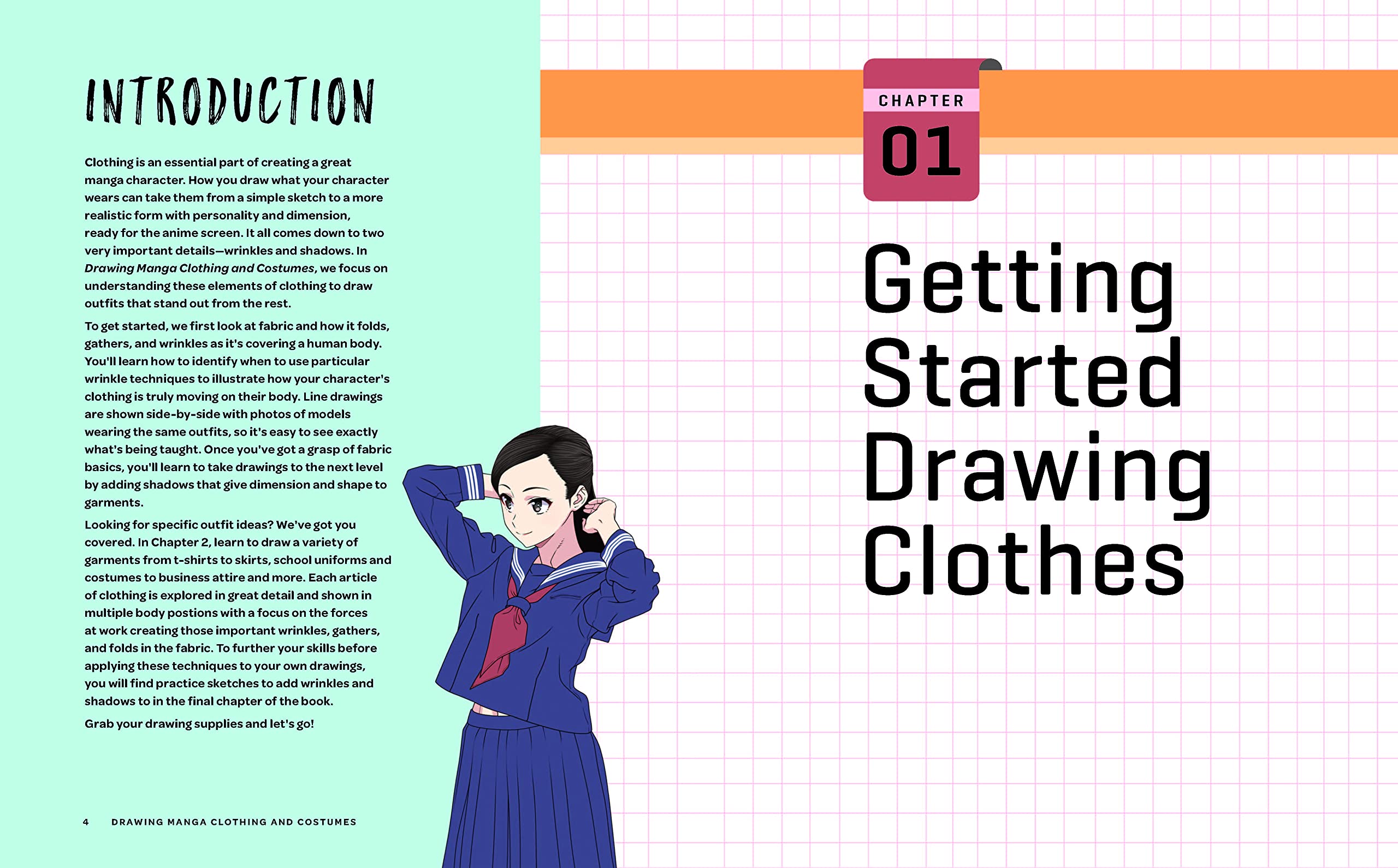 How to Draw Clothing for Manga | Naoto Date - 1 | YEO