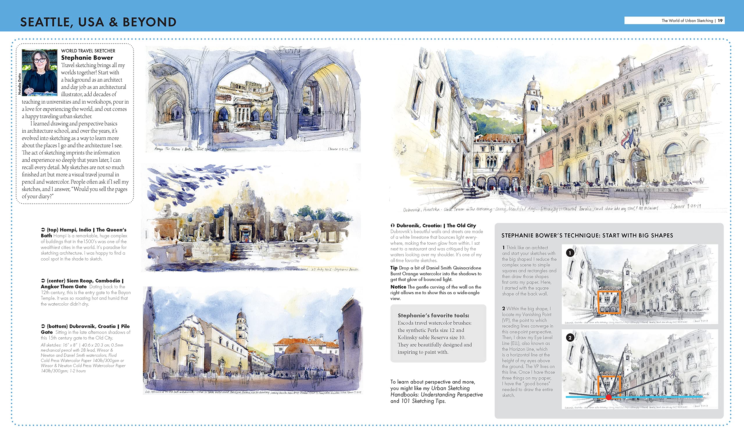 The World of Urban Sketching | Stephanie Bower - 1 | YEO