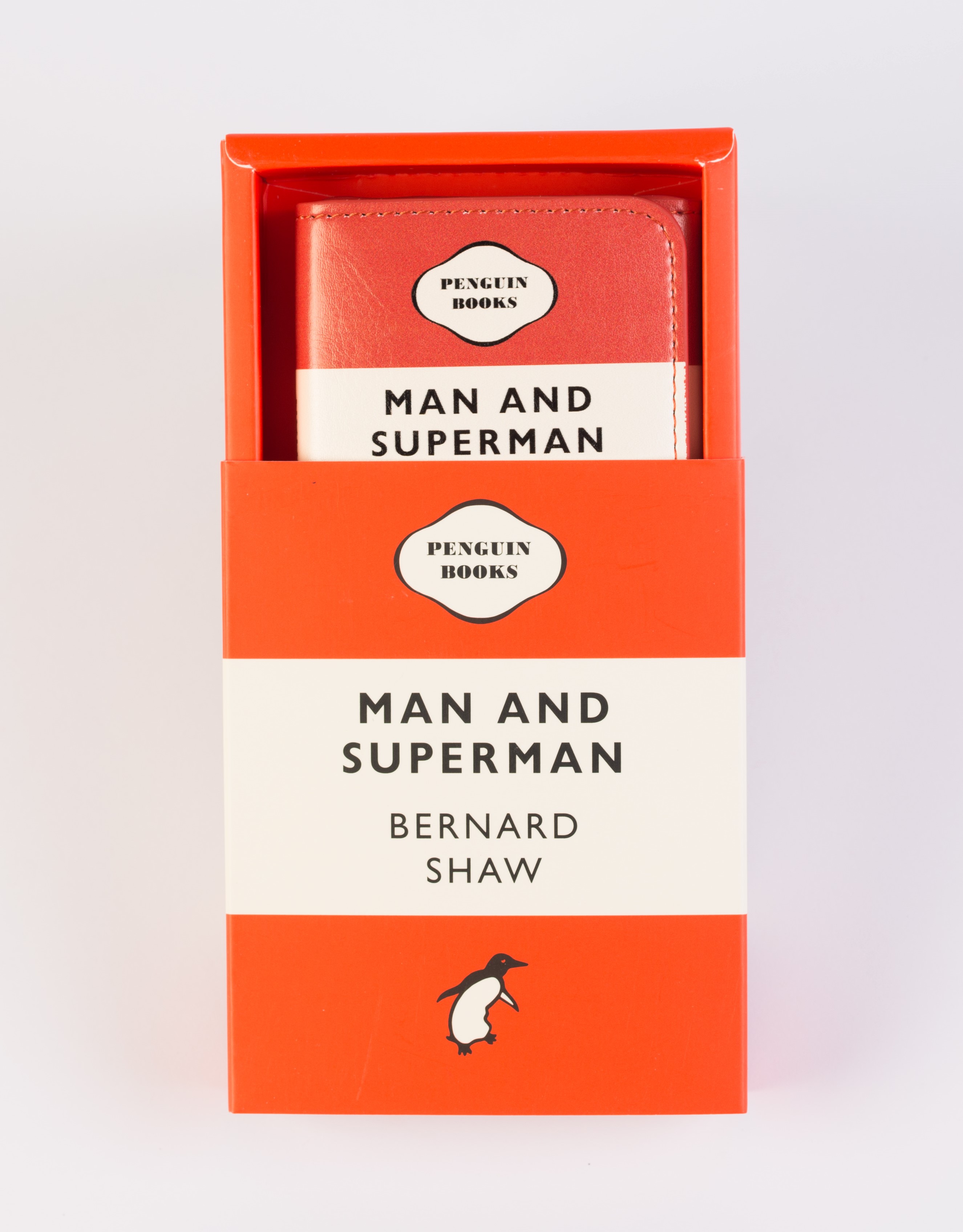 Portofel pentru card - Penguin Business Card Holder – Man and Superman | Penguin Books Ltd