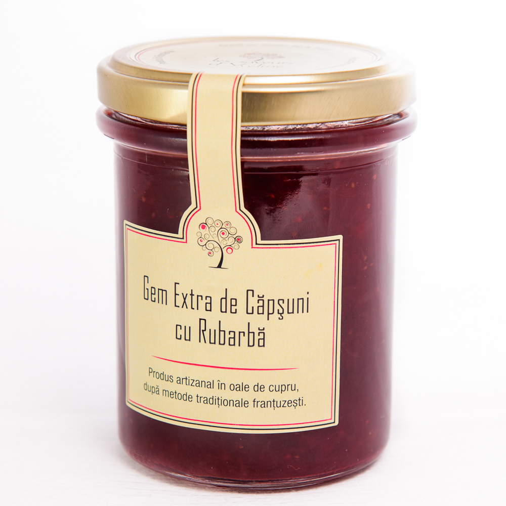 Gem Extra de Capsuni cu Rubarba | Les Saveurs d\'Yveline