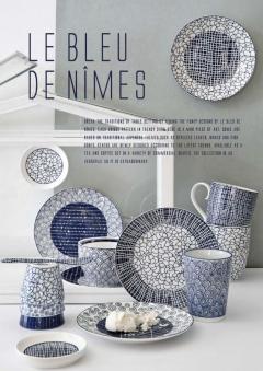 Farfurie - Bleu De\'Nimes Herringbone Blue | Tokyo Design Studio - 1 | YEO