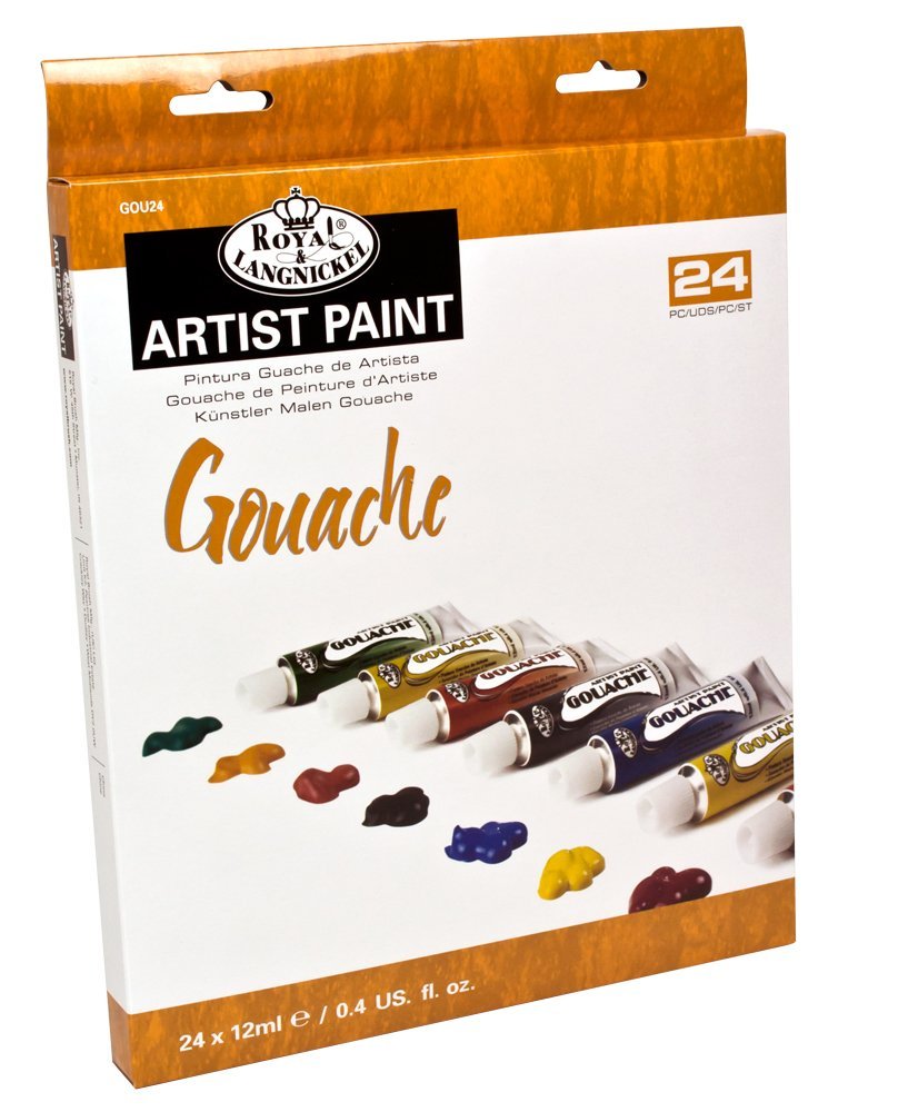 Set 24 culori Guase - R&L | Royal & Langnickel
